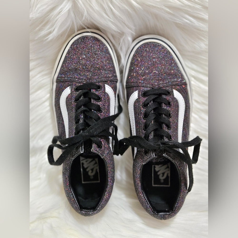 Vans glittery skate sneakers